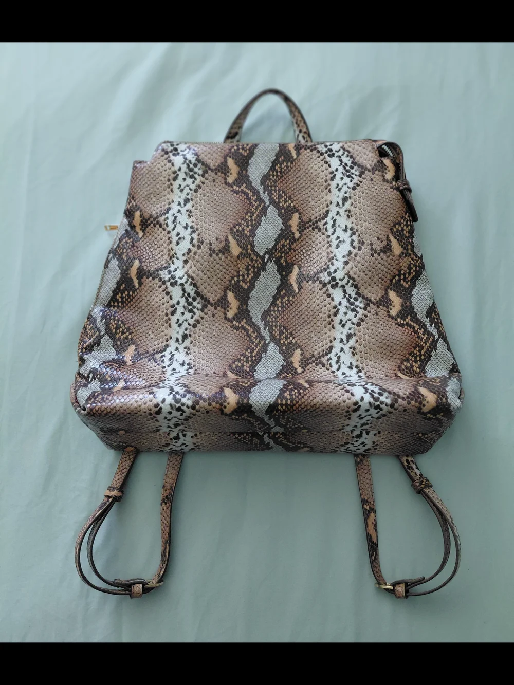 Snake-Print Backpack - Picture 1 of 11